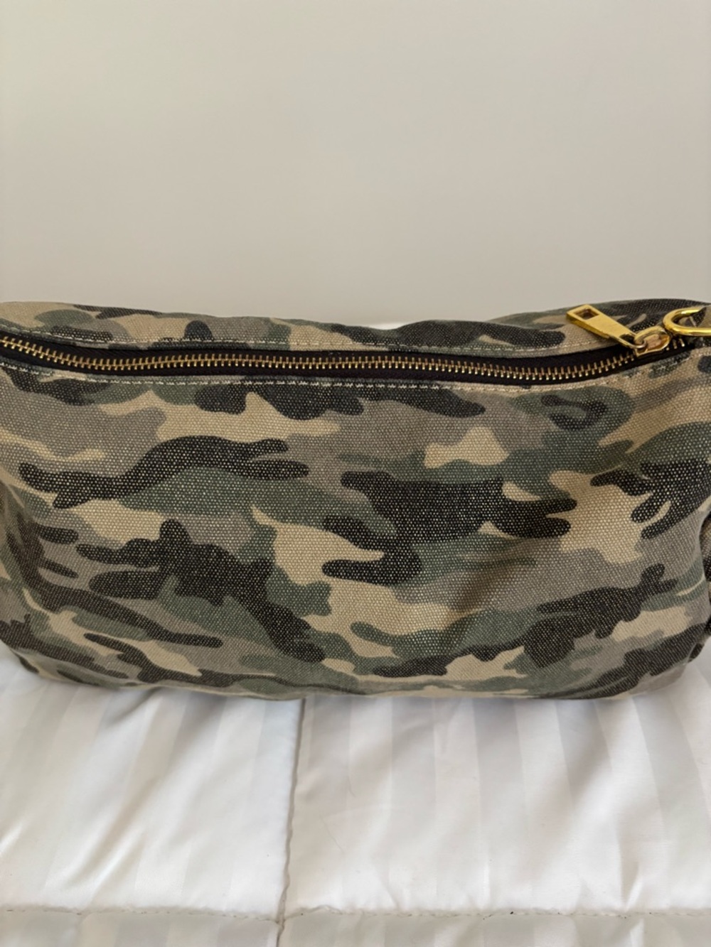 Camouflage Canvas Cosmetic Bag Large Camo Travel Tote
